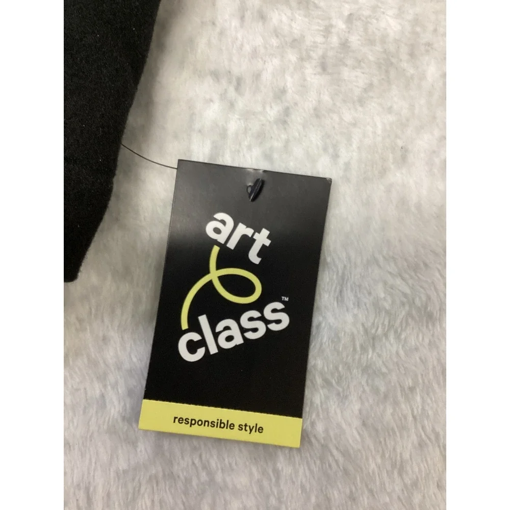 Art Class Kids‎ Black Double Breasted Pea Coat Jacket XXL 16/18 New With Tags